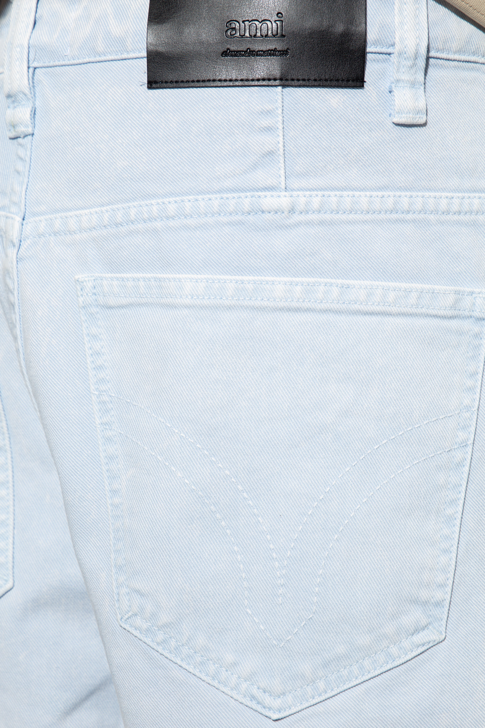 Light blue Jeans with logo Ami Alexandre Mattiussi - Puma Summer